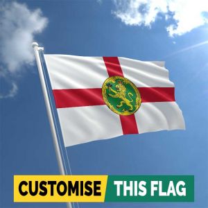 Custom Alderney flag