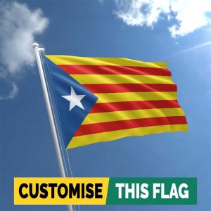 Custom Catalan Estelada flag