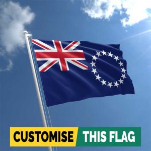 Custom Cook Islands flag