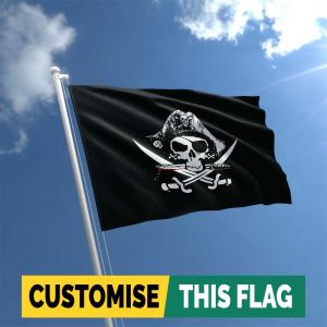 Crossed Sabres Pirate flag