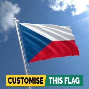 Custom Czech Republic flag