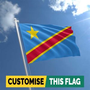 Custom Democratic Republic of Congo flag