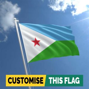 Custom Djibouti flag