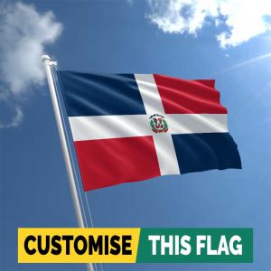 Custom Dominican Republic flag