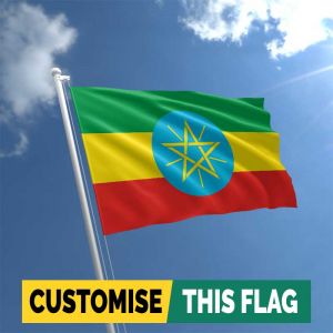 Custom Ethiopia flag