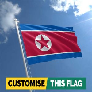 Custom North Korea flag