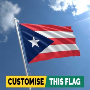 Custom Puerto Rico flag