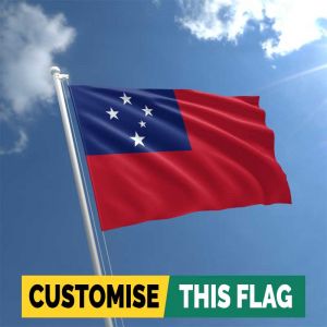 Custom Samoa flag